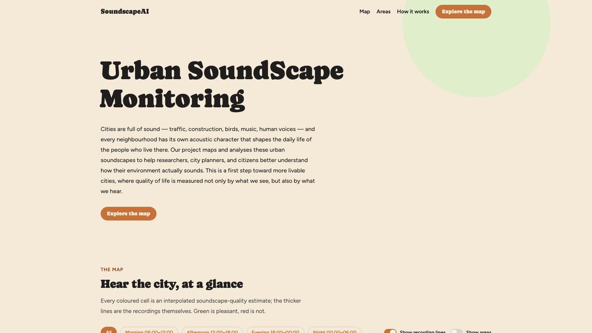 SoundscapeAI, the MagCIL urban soundscape monitoring platform